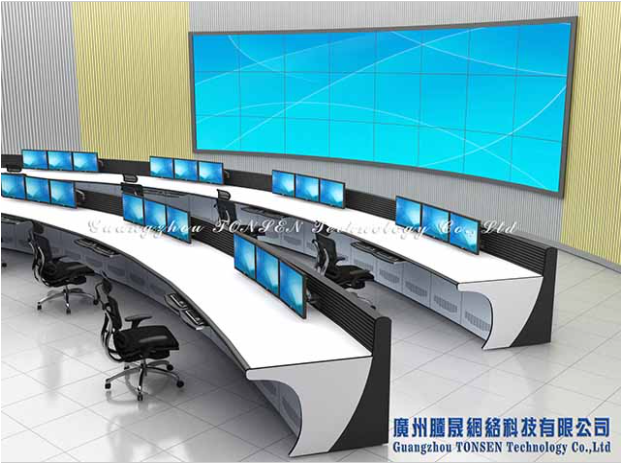 某機場(chǎng)指揮調度中心監控台項目